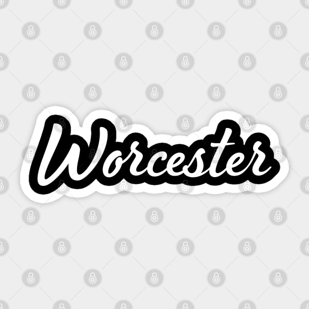 Worcester, Massachusetts, USA Sticker by keeplooping